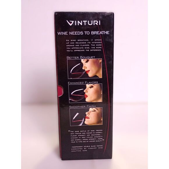 Vinturi Essential Wine Aerator Exclusively For Red Wine, New Open Box - Picture 2 of 8